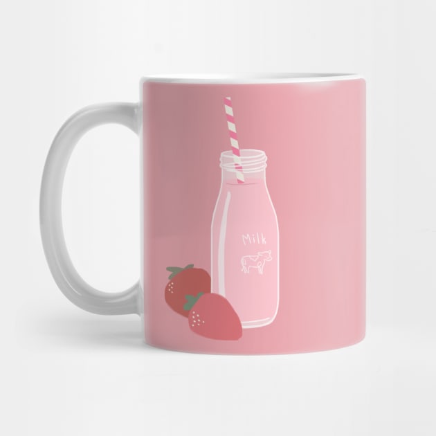 Strawberry Milk by littlemoondance